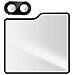 Vetro Temperato Schermo Per Samsung Z Flip5 E Protezione Fotocamera 3d Nero - Foto miniatura 1