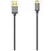 Prime Line - Usb-kabel - Usb-c (m) Zu Usb (m) - Usb 2.0 - 3 A - 75 Cm - Anthracite Black - Foto miniatura 1