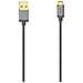 Prime Line - Usb-kabel - Usb-c (m) Zu Usb (m) - Usb 2.0 - 3 A - 75 Cm - Anthracite Black - Foto miniatura 2