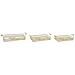 Set Di Vassoi 40 X 21 X 8 Cm Rosa Metallo 8 Cm 3 Pezzi Shabby Chic - Foto miniatura 1