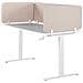 Pannello Divisorio Per Scrivania Beige 80 X 40 Cm Wally - Foto miniatura 4