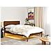 Letto Con Led Legno Boisset 140 X 200 Cm Marrone Scuro - Foto miniatura 9