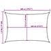 Vela Parasole 160 G /m Rettangolare Blu 5x6 M In Hdpe - Foto miniatura 8