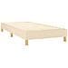 Giroletto A Molle Con Materasso Crema 80x200 Cm Intessuto - Foto miniatura 3