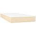 Giroletto A Molle Con Materasso Crema 80x200 Cm Intessuto - Foto miniatura 4