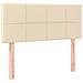 Giroletto A Molle Con Materasso Crema 80x200 Cm Intessuto - Foto miniatura 5