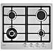 33803487 Piano Gas da 60cm inox Griglie in ghisa - Foto miniatura 1