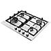 33803487 Piano Gas da 60cm inox Griglie in ghisa - Foto miniatura 3