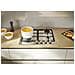 33803487 Piano Gas da 60cm inox Griglie in ghisa - Foto miniatura 5