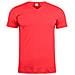 Basic-t V-neck Rosso M - Foto miniatura 1