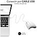 Mouse Universale SUBMO-EDGVU02 Mano destra USB tipo A Ottico 1600 DPI Colore Bianco - Foto miniatura 3