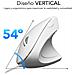 Mouse Universale SUBMO-EDGVU02 Mano destra USB tipo A Ottico 1600 DPI Colore Bianco - Foto miniatura 4