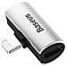 Adattatore Originale L46 Adattatore Audio Da Ligthning Doppiatore 2x Ligthning Metal Per Iphone - Foto miniatura 1