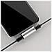 Adattatore Originale L46 Adattatore Audio Da Ligthning Doppiatore 2x Ligthning Metal Per Iphone - Foto miniatura 5