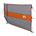 Frangivento Campeggio Grigio Arancione 344x120 cm Impermeabile - Foto miniatura 6