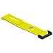 Fascetta per cavi a strappo con gancio e occhiello di fissaggio L 190 x L 25 mm giallo 5 pezzi - Foto miniatura 1