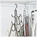 Appendiabiti Da Porta Per Organizzare L'armadio Black - Foto miniatura 4