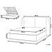 Letto Contenitore Tessuto Monestier 160 X 200 Cm Tortora - Foto miniatura 2