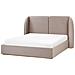 Letto Contenitore Tessuto Monestier 160 X 200 Cm Tortora - Foto miniatura 5