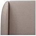 Letto Contenitore Tessuto Monestier 160 X 200 Cm Tortora - Foto miniatura 8