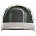 Tenda da Campeggio a Tunnel per 3 Persone Verde Impermeabile - Foto miniatura 5