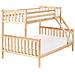Letto A Castello Legno Di Pino Bierne 90/140 X 200 Cm Marrone Chiaro - Foto miniatura 2