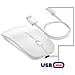 Mouse Wireless 2.4g + Bluetooth Usb Ricaricabile, Bianco - Foto miniatura 2