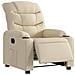 Poltrona Elettrica Reclinabile Crema in Tessuto - Foto miniatura 3