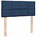 Giroletto a Molle con Materasso Blu 120x190 cm in Tessuto - Foto miniatura 7