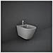 Sanitari Sospesi Opaco Feeling : Vaso, Bidet, Copriwater Soft-close Grigio Opaco - Foto miniatura 2