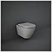 Sanitari Sospesi Opaco Feeling : Vaso, Bidet, Copriwater Soft-close Grigio Opaco - Foto miniatura 1