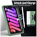 Custodia Per Ipad Pro 3/2/1 11"" Con Supporto E Tracolla Verde - Foto miniatura 4
