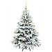 Albero di Natale artificiale con 150 LED Bianco 150 cm PE e PVC - Foto miniatura 4