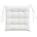 Cuscini per Seduta 2 pcs Bianco 40 x 40 x 6 cm Tessuto - Foto miniatura 7