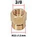 Adattatore Filettato M22x1.5 A 3/8"" Interno - Compatibile Con Idropulitrice Kärcher Hd /hds | Ottone Resistente | Alta Tenuta - Foto miniatura 6