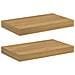 Scaffale da parete 2 pcs Marrone 40 x 23,5 x 4 cm - Foto miniatura 1