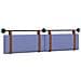 Testata appesa Tinta unita Blu jeans 210 x 55 x 5 cm PU Antico - Foto miniatura 1