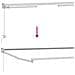 Tenda retrattile Crema 4 x 2 m 100% Poliestere e Alluminio - Foto miniatura 8