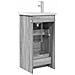 Mobile da bagno con lavabo Sonoma grigio 42 x 40 x 84,5 cm - Foto miniatura 4
