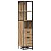 Set di mobili per il bagno con porta 3 pcs Rovere artigianale - Foto miniatura 7
