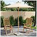 Ombrello da giardino Ø 210 x 237 cm Legno di Eucalipto Massello - Foto miniatura 2