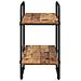 Libreria 2 livelli 80 x 35 x 70 cm PB Legno di quercia - Foto miniatura 4