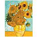 Puzzle Vaso Di Girasoli 1000 pz 70 x 50 cm 15805 - Foto miniatura 1