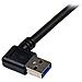 Cavo USB 3.0 SuperSpeed da 1 m nero - Angolare destro A a B - M / M - Foto miniatura 5