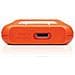 Hard Disk Esterno Rugged Mini 1 TB Interfaccia USB 3.0 Colore Arancione - Foto miniatura 4
