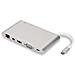 Docking Station DA-70861 USB 3.1 Type-C Ultra HD Color Argento - Foto miniatura 2