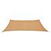 Parasole A Vela Hdpe Rettangolare 4x6 M Beige - Foto miniatura 1