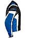 Giacca Tessuto Moto Protezioni Ce Manica Staccabile Gilet Termico Blu M - Foto miniatura 5