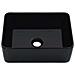 Lavandino 40x30x13 Cm In Ceramica Nero - Foto miniatura 2