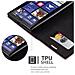 Custodia Compatibile Con Nokia Lumia 920 In Marrone Cappuccino - Coperchio Protettiva Con Chiusura Magnetica, Funzione Stand E Tasca Per Le Carte - Foto miniatura 7